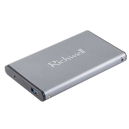 Richwell SATA R2-SATA-1TGB 1TB 2.5 inch USB3.0 Super Speed Interface Mobile Hard Disk Drive(Grey)-garmade.com