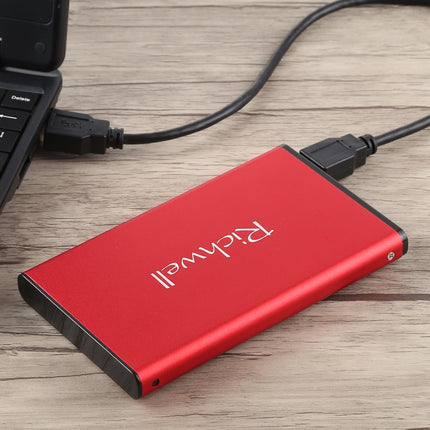 Richwell SATA R2-SATA-2TB 2TB 2.5 inch USB3.0 Super Speed Interface Mobile Hard Disk Drive(Red)-garmade.com