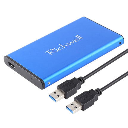 Richwell SATA R2-SATA-250GB 250GB 2.5 inch USB3.0 Super Speed Interface Mobile Hard Disk Drive(Blue)-garmade.com