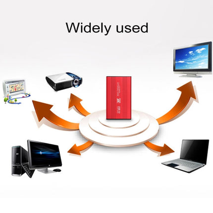 Richwell SATA R2-SATA-250GB 250GB 2.5 inch USB3.0 Super Speed Interface Mobile Hard Disk Drive(Red)-garmade.com