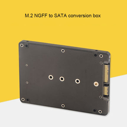 M.2 NGFF SSD to 2.5 inch SATA III Adapter Card with Cover-garmade.com