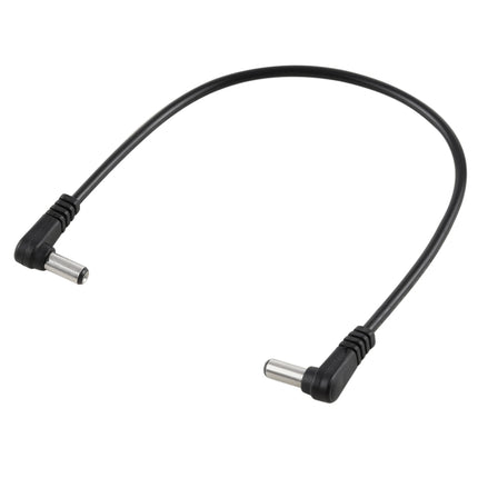 30cm 5A 5.5 x 2.1mm Male to Male Elbow DC Power Supply Plug Cable, DC 12-24V-garmade.com