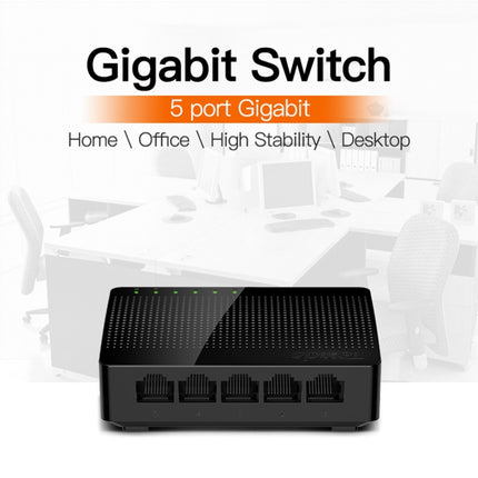 Tenda SG105 Mini 5 Ports 1000Mpbs Fast Gigabit Ethernet Network Switch LAN HUB-garmade.com