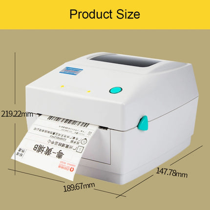 Xprinter XP-460B USB Port Thermal Automatic Calibration Barcode Printer-garmade.com
