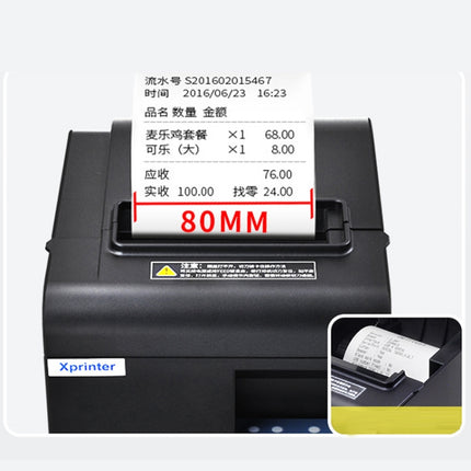 Xprinter XP-N160II USB Port Thermal Automatic Calibration Barcode Printer-garmade.com