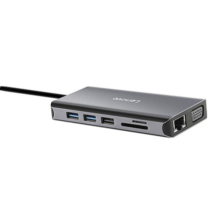 Lenovo LX0801 Pro Type-C / USB-C Network Cable Interface Converter Docking Station-garmade.com