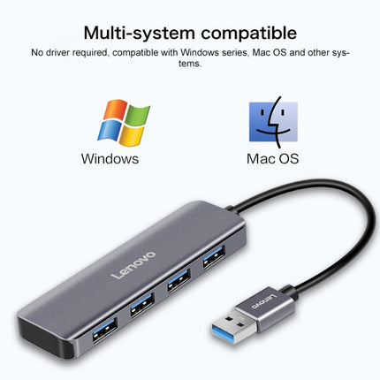 Lenovo U04 4 In 1 USB 3.0 Multi-port Converter Splitter Hub-garmade.com