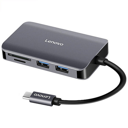 Lenovo F1-C08 8 In 1 Type-C / USB-C to HDMI Multi-function Converter Hub-garmade.com