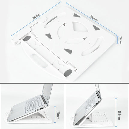 General-purpose Increased Heat Dissipation For Laptops Holder, Style: Standard Version (White)-garmade.com