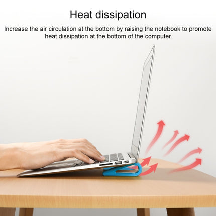 2 PCS Simple Notebook Computer Bracket Adjustable Height Increase Heat Dissipation Base Pad Holder (Black)-garmade.com