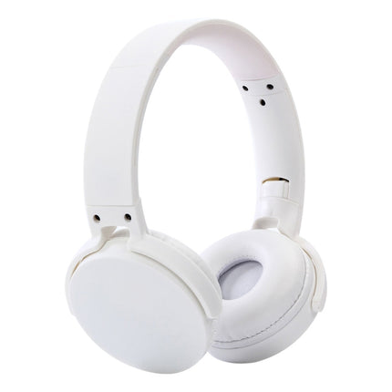 MDR-XB650BT Headband Folding Stereo Wireless Bluetooth Headphone Headset, Support 3.5mm Audio Input & Hands-free Call(White)-garmade.com