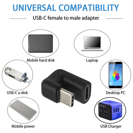 U-shaped USB-C / Type-C Male to Female Adapter-garmade.com