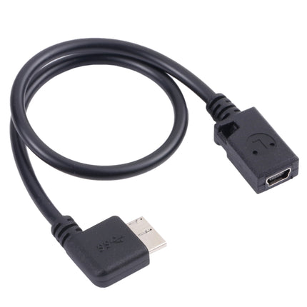 Mini USB Female to Micro-B 3.0 Male Data Charging Cable-garmade.com