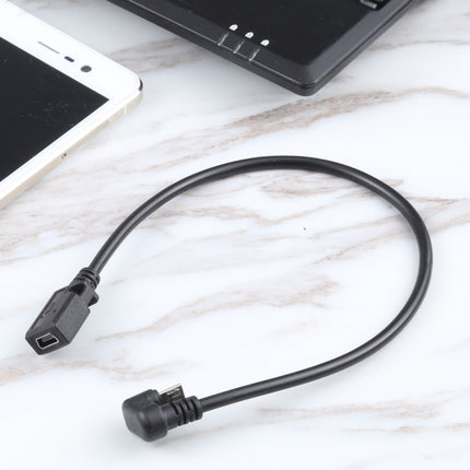 Mini USB Female to Micro USB Male Data Charging Cable-garmade.com