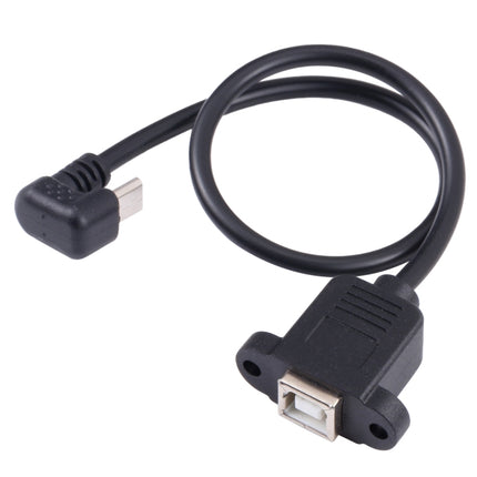 Micro USB Male to B-type Square Print Port Female Connector Cable-garmade.com