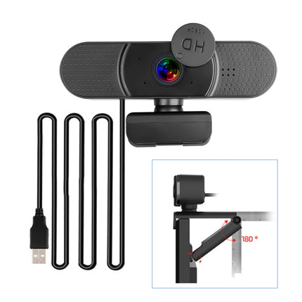 C36 1080P HD Computer Camera Webcam(Black)-garmade.com