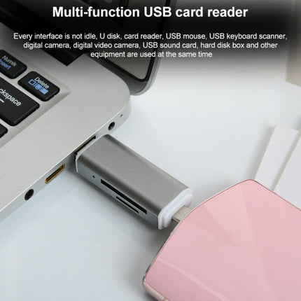 H82 USB-C / Type-C to USB 3.0 + Micro USB Ports OTG SD / TF Card Reader-garmade.com