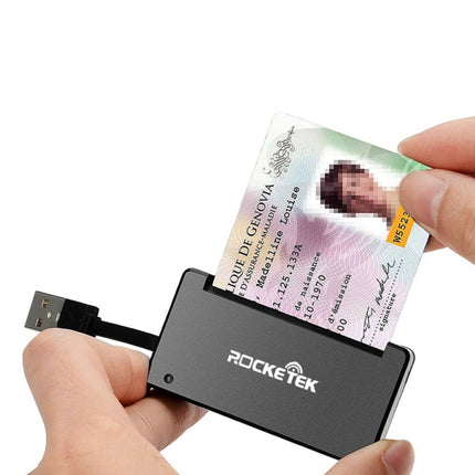 ROCKETEK SCR3 CAC ID SIM Chip Smart Card Reader-garmade.com