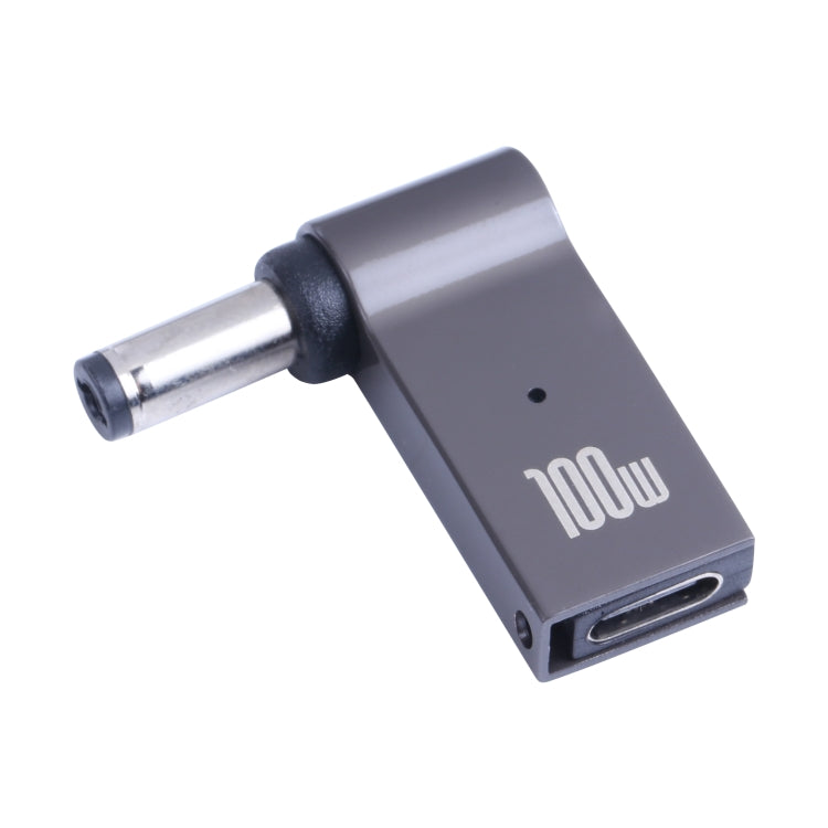 100W USB-C / Type-C Female to DC 5.5 x 2.1mm Male Computer Charging Adapter-garmade.com