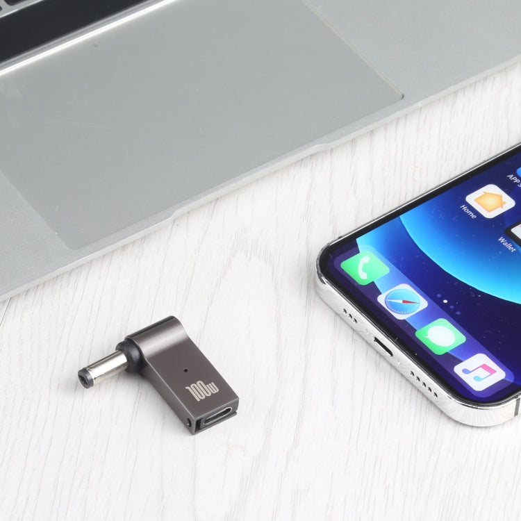 100W USB-C / Type-C Female to DC 5.5 x 2.1mm Male Computer Charging Adapter-garmade.com