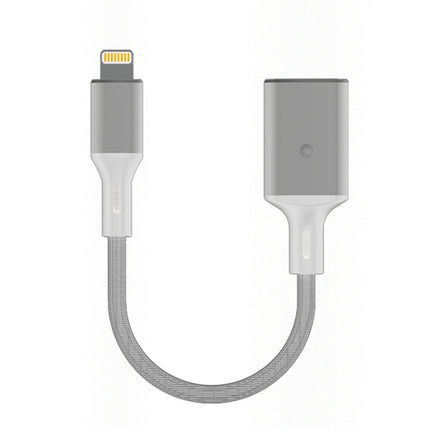 8 Pin to USB OTG Adapter Cable, Suitable for Systems Above IOS 13 (Silver)-garmade.com