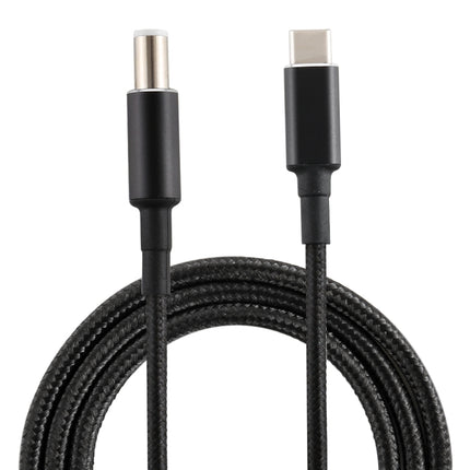 PD 100W 7.4 x 0.6mm Male to USB-C / Type-C Male Nylon Weave Power Charge Cable for Dell, Cable Length: 1.7m-garmade.com
