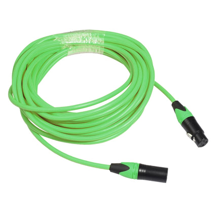 XRL Male to Female Microphone Mixer Audio Cable, Length: 1m (Green)-garmade.com