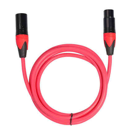 XRL Male to Female Microphone Mixer Audio Cable, Length: 1m (Red)-garmade.com