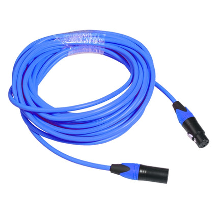 XRL Male to Female Microphone Mixer Audio Cable, Length: 1.8m (Blue)-garmade.com