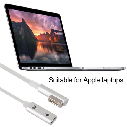 5 Pin MagSafe 1 (L-Shaped) to USB-C / Type-C PD Charge Adapter-garmade.com