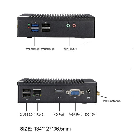 K620D Windows (Not Include XP) & Linux Mini PC without Memory and Hard Disk, Intel Celeron N2840 Dual Core 4 Threads, up to 2.0GHz-garmade.com