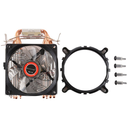 CoolAge L400 DC 12V 1600PRM 40.5cfm Heatsink Hydraulic Bearing Cooling Fan CPU Cooling Fan for AMD Intel 775 1150 1156 1151(White)-garmade.com
