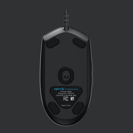 Logitech G Pro 16000DPI RGB Illumination Macro Programming Wired Optical Gaming Mouse, Length: 1.8m (Black)-garmade.com