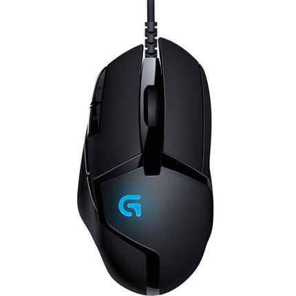 Logitech G402 USB Interface 8-keys 4000DPI Five-speed Adjustable High-speed Tracking Wired Optical Gaming Mouse, Length: 2m (Black)-garmade.com