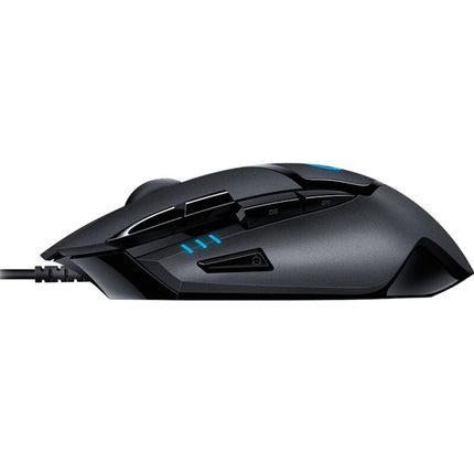 Logitech G402 USB Interface 8-keys 4000DPI Five-speed Adjustable High-speed Tracking Wired Optical Gaming Mouse, Length: 2m (Black)-garmade.com