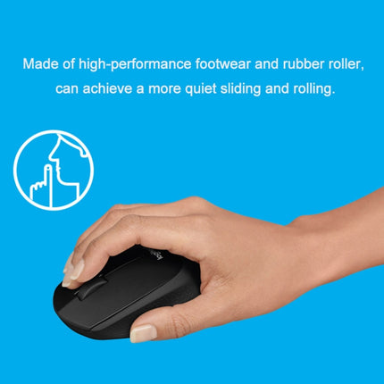 Logitech M330 Wireless Optical Mute Mouse with Micro USB Receiver (Black)-garmade.com