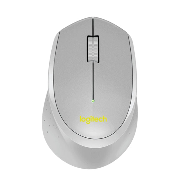 Logitech M330 Wireless Optical Mute Mouse with Micro USB Receiver (Grey)-garmade.com