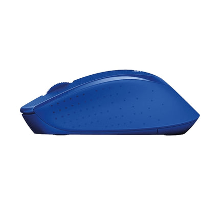 Logitech M330 Wireless Optical Mute Mouse with Micro USB Receiver (Blue)-garmade.com