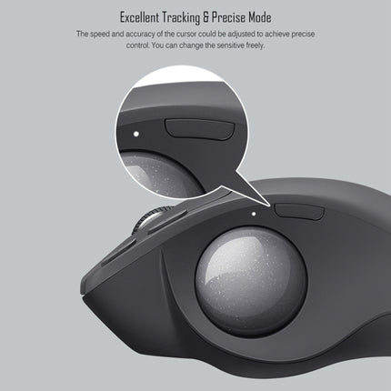 Logitech MX ERGO 440DPI Bluetooth + Unifying Dual-mode Wireless Trackball Optical Mouse(Black)-garmade.com