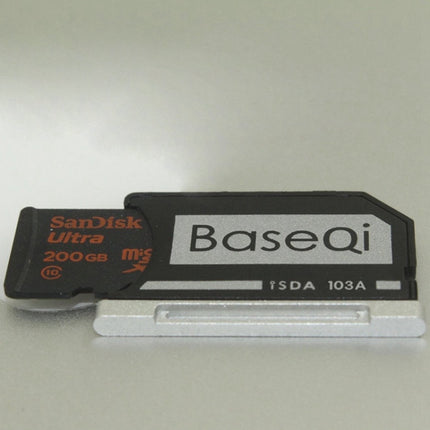 BASEQI Hidden Aluminum Alloy High Speed SD Card Case for Dell XPS 15.6 inch (9560 / 9570) Laptop-garmade.com