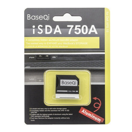 BASEQI Hidden Aluminum Alloy High Speed SD Card Case for Dell Precision M5510 Laptop-garmade.com