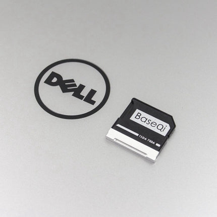 BASEQI Hidden Aluminum Alloy High Speed SD Card Case for Dell XPS 15.6 inch (9550) Laptop-garmade.com