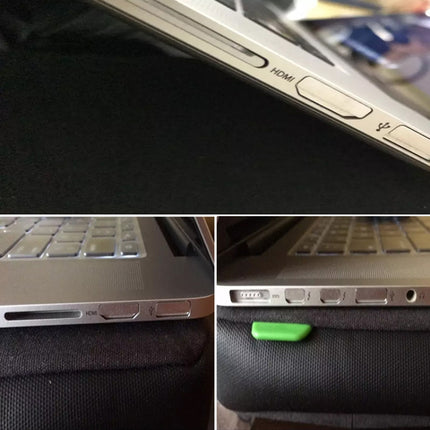 BASEQI iHUT-100 Hidden Aluminum Alloy Anti Dust Plug for Macbook Pro Retina 13.3 / 15 inch Laptops-garmade.com