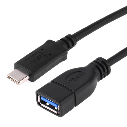 USB-C 3.1 / Type-C Male to USB 3.0 Female OTG Adapter Cable, Length: 20cm-garmade.com