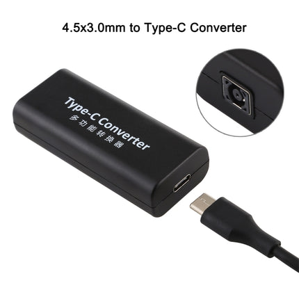 DC 4.5 x 3.0mm Power Jack Female to USB-C / Type C Female Power Connector Adapter with 15cm USB-C / Type C Cable-garmade.com