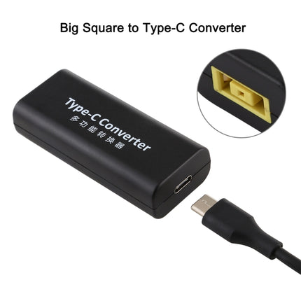 Big Square Female to USB-C / Type-C Female Power Connector Adapter with 15cm USB-C / Type C Cable-garmade.com