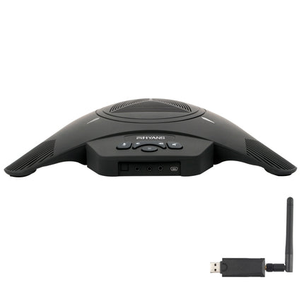 YANS YS-M21W USB Mini Port Video Conference Omnidirectional Microphone (Black)-garmade.com