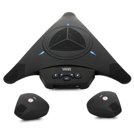 YANS YS-M23-2 USB Mini Port Video Conference Expanded Omnidirectional Microphone (Black)-garmade.com