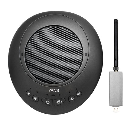 YANS YS-M31 2.4G Video Conference Wireless Omnidirectional Microphone(Black)-garmade.com
