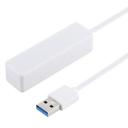 2 in 1 TF / SD Card Reader + 3 x USB 3.0 Ports to USB 3.0 HUB Converter, Cable Length: 26cm(White)-garmade.com